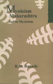 Mysticism in Maharashtra by Ramchandra Dattatraya Ranade