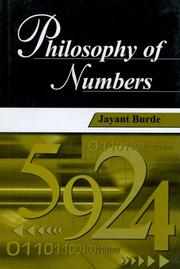 Cover of: Philosophy of Numbers