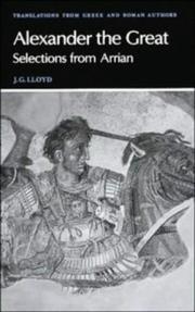 Cover of: Alexander the Great: selections from Arrian