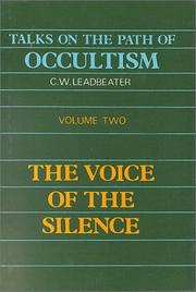 Cover of: Talks on the Path of Occultism, Volume 2: Voice of Silence