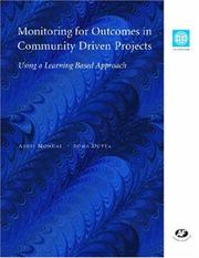 Monitoring for outcomes in community driven projects : using a learning based approach
