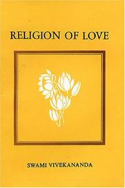 Cover of: Religion of Love by Vivekananda