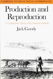 Production and reproduction : a comparative study of the domestic domain