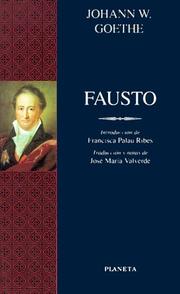 Cover of: Fausto by Johann Wolfgang von Goethe