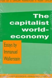 Cover of: The capitalist world-economy by Immanuel Maurice Wallerstein