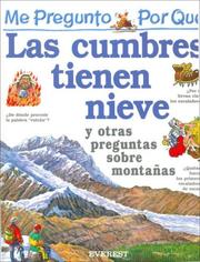 Cover of: I Wonder Why Mountains Have Snow on Top (I Wonder Why