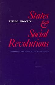 States and social revolutions by Theda Skocpol