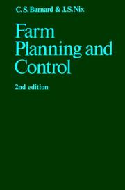 Farm planning and control