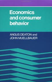 Cover of: Economics and consumer behavior by Angus Deaton