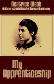 Cover of: My apprenticeship by Beatrice Potter Webb