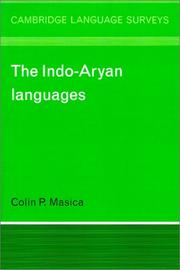 Cover of: The Indo-Aryan Languages (Cambridge Language Surveys)