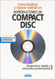 Cover of: Como Localizar y Reparar Averias En Reproductores de Compact Disc