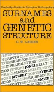 Surnames and genetic structure