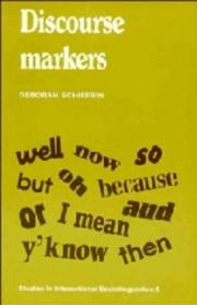 Cover of: Discourse markers