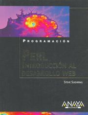 Cover of: Perl. Introduccion Al Desarrollo Web (Programacion)
