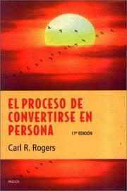 Cover of: El Proceso De Convertirse En Persona