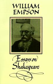 Essays on Shakespeare