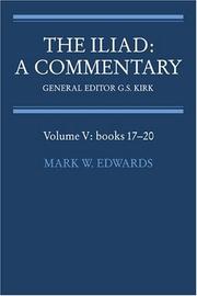 Cover of: The Iliad: A Commentary (Iliad)