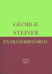 Cover of: Extraterritorial: papers on literature and the language revolution