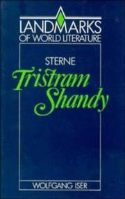 Cover of: Sterne: Tristram Shandy (Landmarks of World Literature)