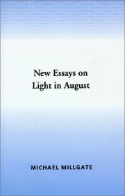 New essays on Light in August