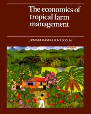 The economics of tropical farm management