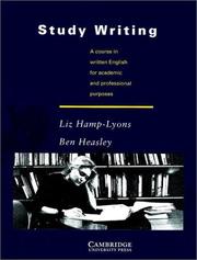 Cover of: Study writing: a course in written English for academic and professional purposes