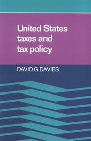 United States taxes and tax policy