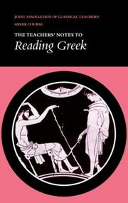 Reading Greek by Joint Association of Classical Teachers.