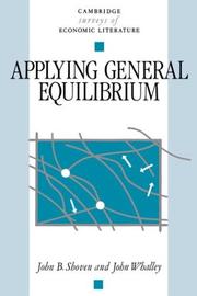 Applying general equilibrium