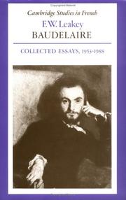 Baudelaire : collected essays, 1953-1988