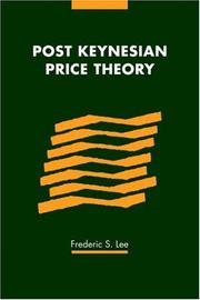 Cover of: Post Keynesian price theory