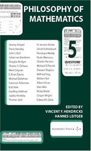 Cover of: Philosophy of Mathematics: 5 Questions