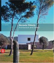 Cover of: Antonio Citterio: Architecture and Design