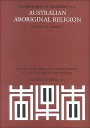 Cover of: Australian Aboriginal Religion: Central Australia (Iconography of Religions Section 5 - Australia , No 4)