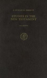 Cover of: Studies in the New Testament: The Sea-Change of the Old Testament in the New (Studies in the New Testament)