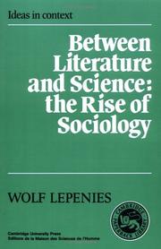 Cover of: Between literature and science: the rise of sociology