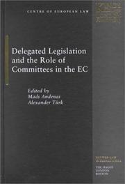 Delegated legislation and the role of committees in the EC