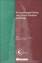 Environmental policy and direct taxation in Europe