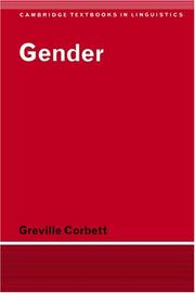 Cover of: Gender