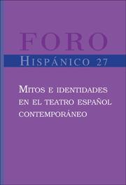 Cover of: Mitos e identidades en el teatro español contemporáneo | Francisca Vilches de Frutos