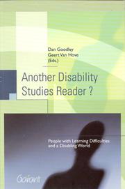 Another disability studies reader? : people with learning difficulties and a disabling world