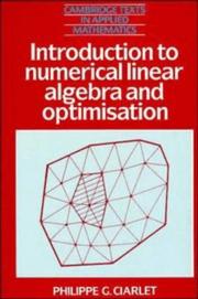 Introduction to numerical linear algebra and optimization