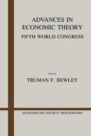 Advances in economic theory : fifth world congress