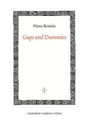 Cover of: Gaps and Dummies (Amsterdam University Press - Amsterdam Archaeological Studies)