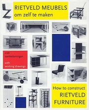 Cover of: How to Construct Rietveld Furniture by Peter Drijver, Johannes Niemeijer