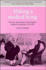 Making a medical living : doctors and their patients in the English market for medicine, 1720-1911