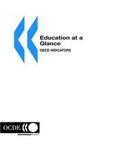 Cover of: Education at a Glance: OECD Indicators - 2003 Edition (Education at a Glance Oecd Indicators)