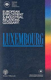 European employment and industrial relations glossary : Luxembourg