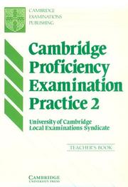 Cambridge proficiency examination practice 2